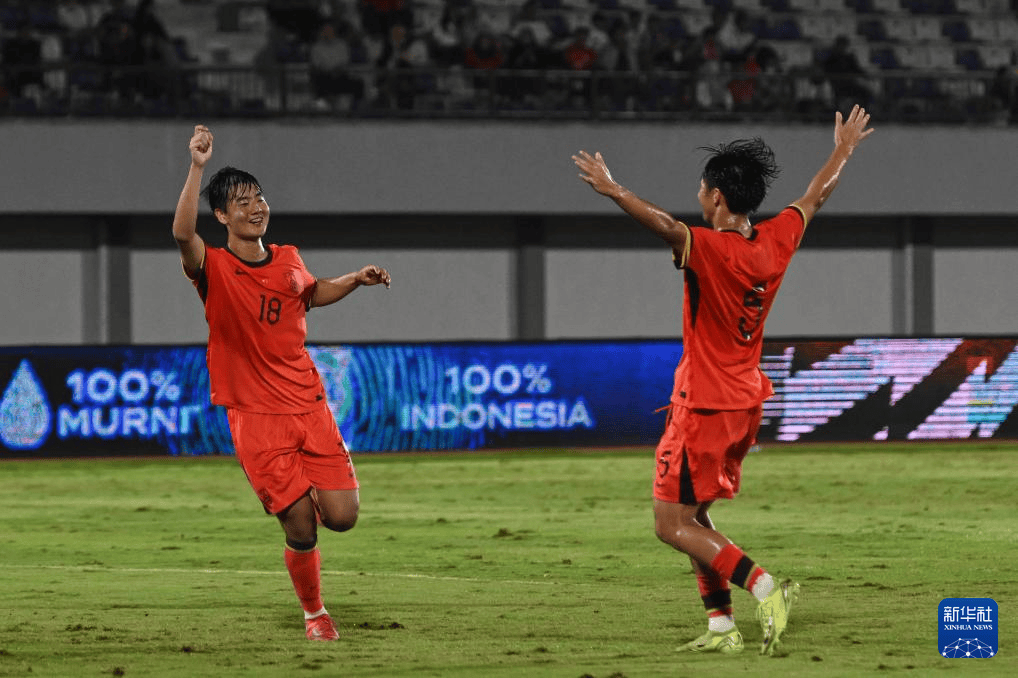 U17男足国际友谊赛：中国胜印尼